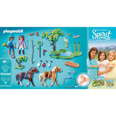 Playmobil 70330 DreamWorks Spirit River Challenge Play Figure Playset