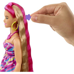 Barbie Totally Hair Flower Themed Curvy 8.5 Inch Doll