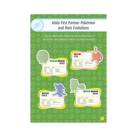 Pokemon Pokedex Sticker Book