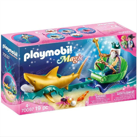 Playmobil 70097 Magic Sea King Shark Carriage Playset