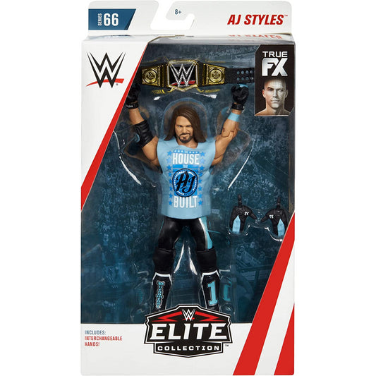 WWE Elite Figure Wrestling Series 66 Collectable Action Figure- AJ Styles