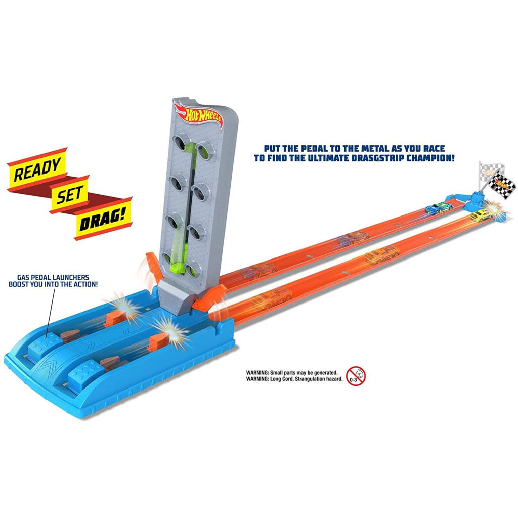 Hot Wheels GBF82 Dragstrip Champion Playset (GBF81) - Maqio