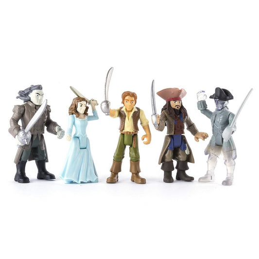 Pirates of the Carribean - 6037332 Salazar's Revenge Pack of 5 Figures - Maqio
