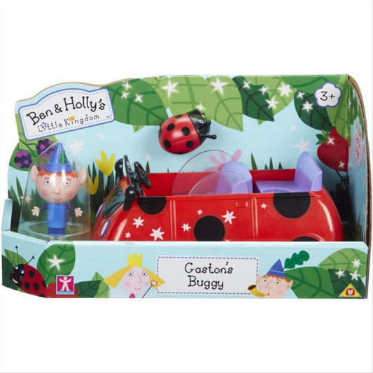 Ben & Holly Little Kingdom Elf's Red Gaston Buggy Plush Along Car