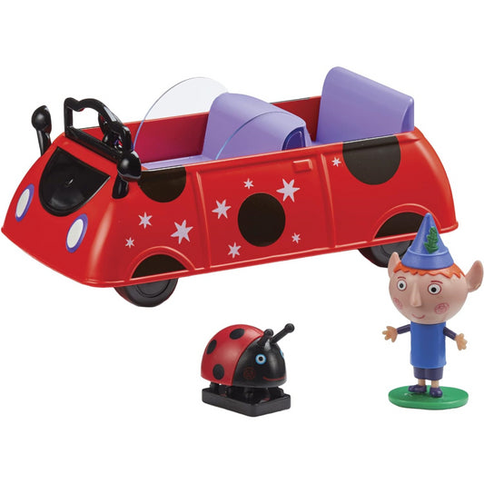Ben & Holly Little Kingdom Elf's Red Gaston Buggy Plush Along Car