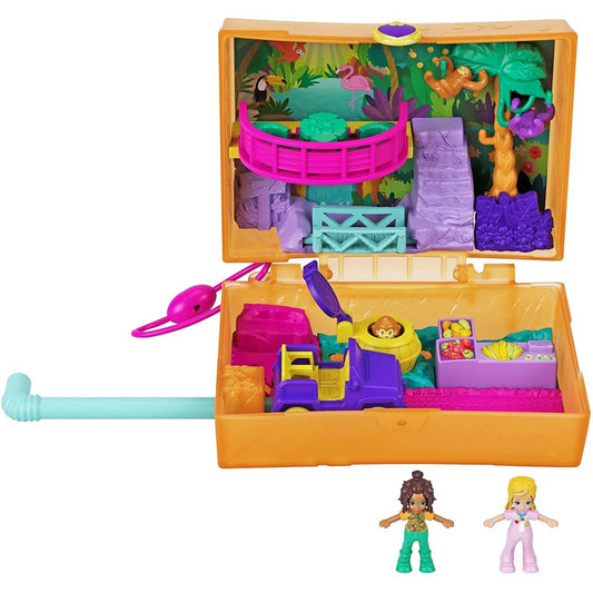 Polly Pocket Jungle Safari Compact Playset