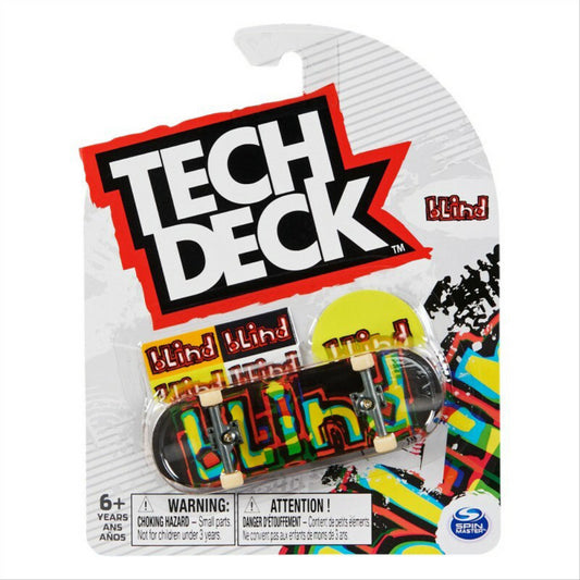 Tech Deck Skateboard Single 96mm Fingerboard   - Blind (Logo Glitch)