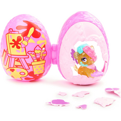 Hatchimals Sibling Pack Egg 1 Big Kid 1 Baby Character Reusable Egg