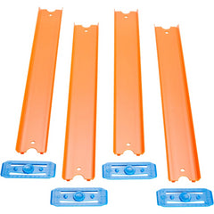 Hot Wheels Orange Track Builder Straight Track Pack