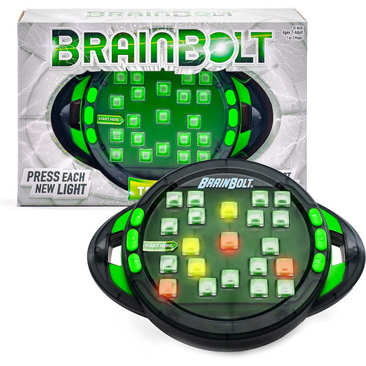 Learning Resources BrainBolt Brain Teaser Puzzle Light-Up Memory Travel Game