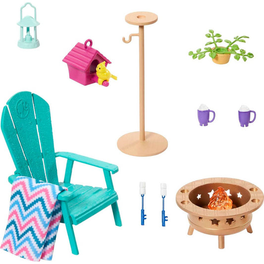 Barbie Patio Garden Furniture and Accessory Set