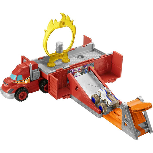 Blaze & The Monster Machines Launch & Stunts Playset & Car