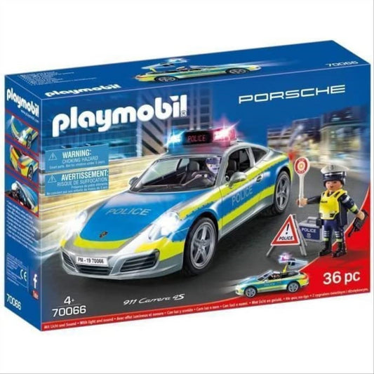 Playmobil 70066 Porsche 911 Carrera 4S Police Car Playset