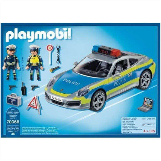 Playmobil 70066 Porsche 911 Carrera 4S Police Car Playset