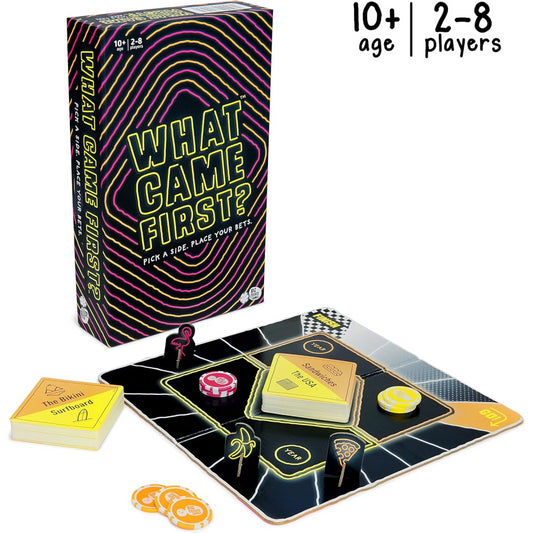 What Came First? Simple 50:50 Family Trivia Board Game