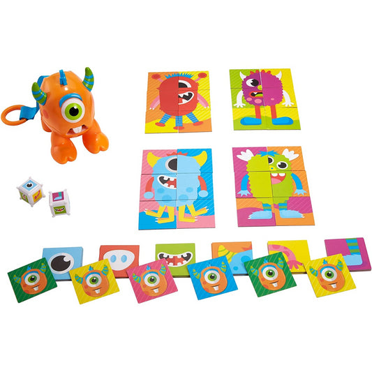 Fisher-Price Roll-A-Match Games Preschool Monster Game