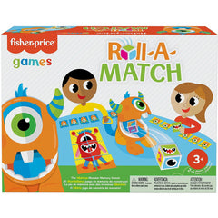 Fisher-Price Roll-A-Match Games Preschool Monster Game