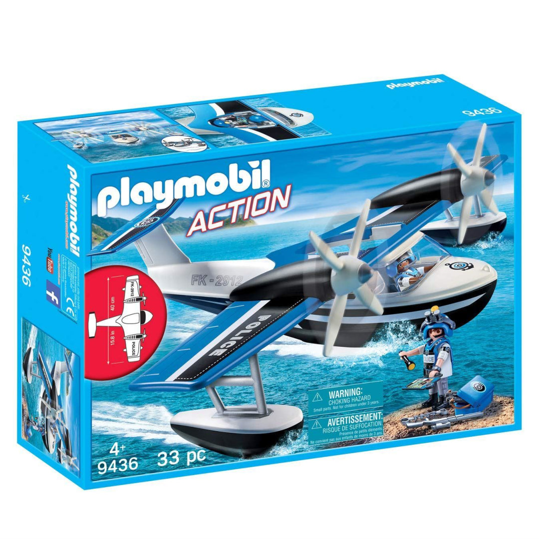 Playmobil 9436 Action Floating Police Seaplane, Various - Maqio