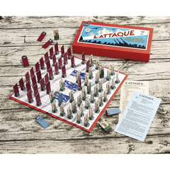 Gibsons L'Attaque Two Player Strategy Game in Vintage Look Box