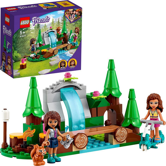Lego 41677 Friends Forest Waterfall Camping Adventure Set Building Toy