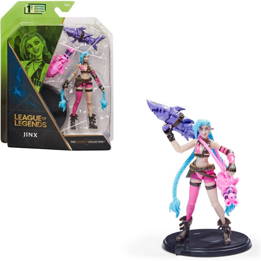 League of Legends The Champion Collection 4in Jinx Collectible Figure