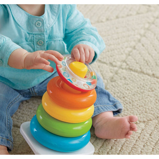 Fisher-Price BLR79 Rock-a-Stack Stacking Toy Rings - Maqio