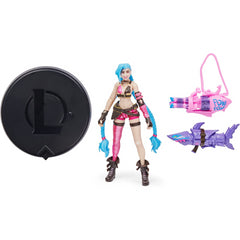 League of Legends Dual Cities 4in 5 Pack - Jinx, Heimerdinger, Vi, Caitlyn and Ekko