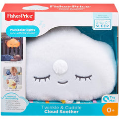 Fisher-Price Twinkle & Cuddle Cloud Soother Plush Crib-Attaching Toy