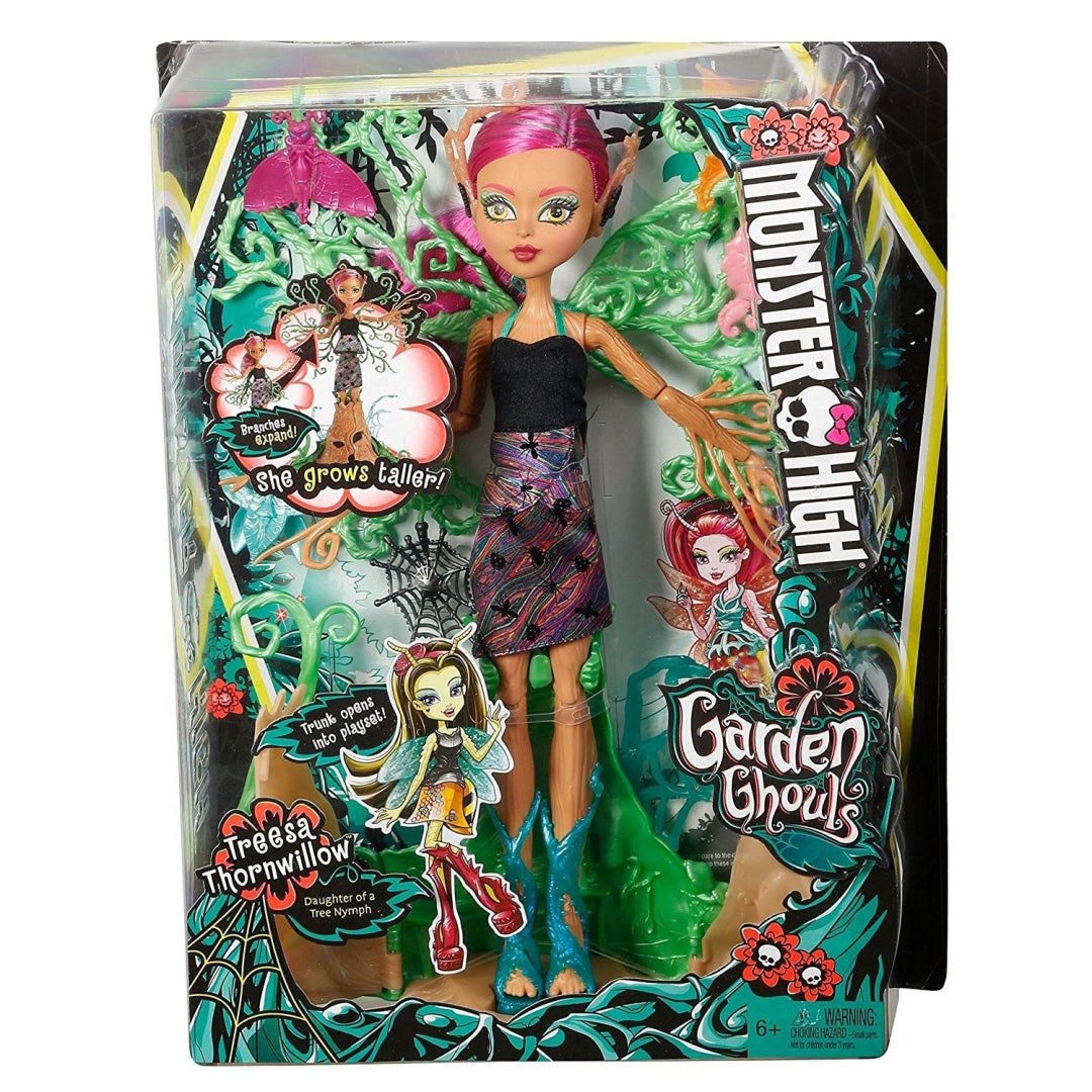 Monster High Treesa Thornwillow Garden Ghouls Girls Figure Doll - Maqio