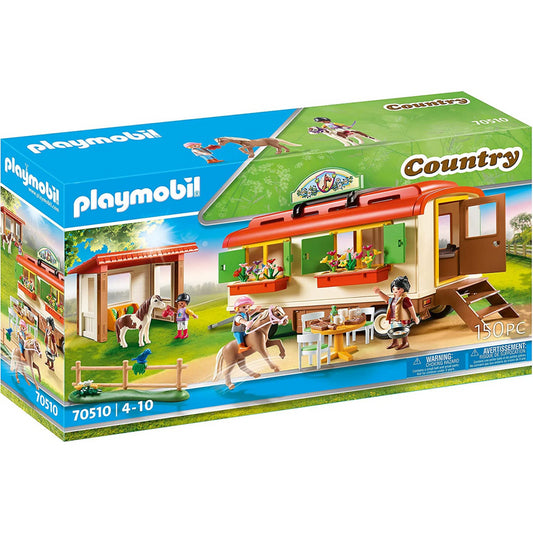 Playmobil Country Pony Shelter with Mobile Home 70510