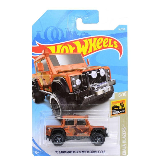 Hot Wheels Die-Cast Vehicle Land Rover Defender D Cab 2015