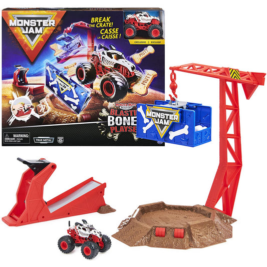 Monster Jam With Kinetic Sand - Blastin Bones 1:64 Scale