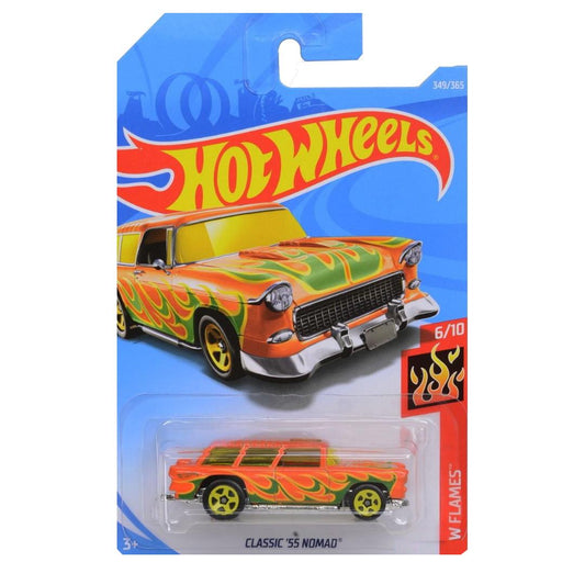 Hot Wheels Die-Cast Vehicle Nomad classic 1955 Orange