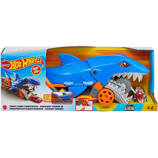 Hot Wheels City Shark Chomp Transporter Playset
