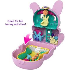 Polly Pocket Flip & Find Bunny Lapin Flip Feature & Micro Doll