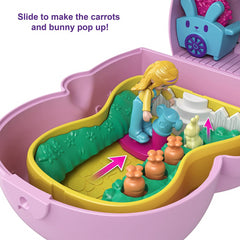 Polly Pocket Flip & Find Bunny Lapin Flip Feature & Micro Doll