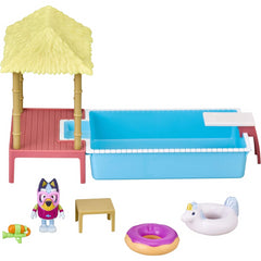 Bluey Pool Time Fun Playset Figure in Swim Suit