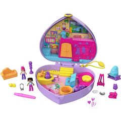 Polly Pocket Starring Shani Art Studio Compact Micro Shani & Friend Dolls