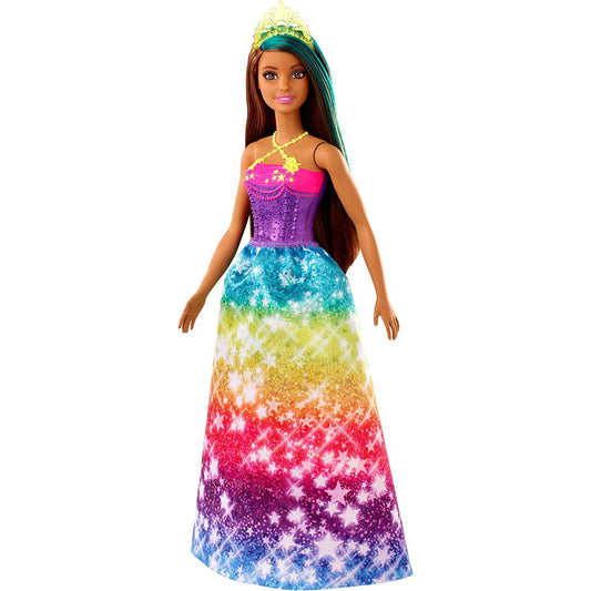 Barbie Dreamtopia Princess Doll Brown & Blue Hair - Maqio