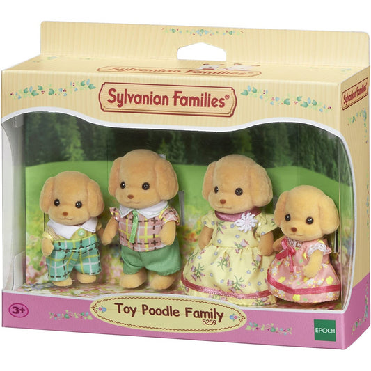 Sylvanian Families Toy Poodle Family of 4 Figures