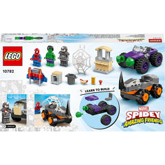 Lego Marvel Hulk vs Rhino Monster Truck Showdown 10782