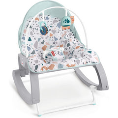 Fisher-Price Deluxe Infant to Toddler Rocker & Vibrations Recliner Kick Stand