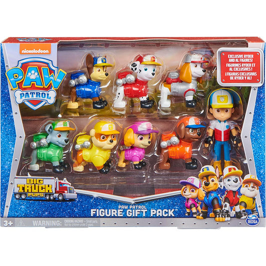 Paw Patrol Big Truck Pups 8-piece Figure Gift Pack & Collectible Action Figures