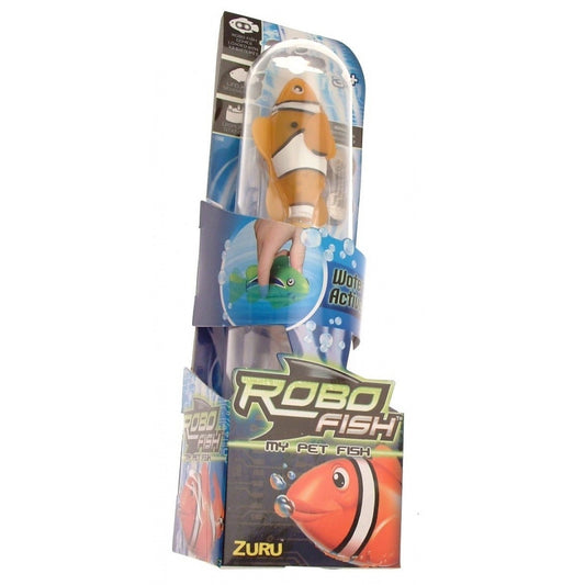 Zuru Robo Fish Water Activated Electronic Pet - Orange Clown Fish