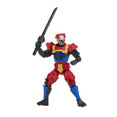 Power Rangers 43938 Blue Power Up Lion Fire Armour Figure - Maqio