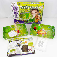 Science4You Yucky Science STEM educational Science Kit with 12 Experiments