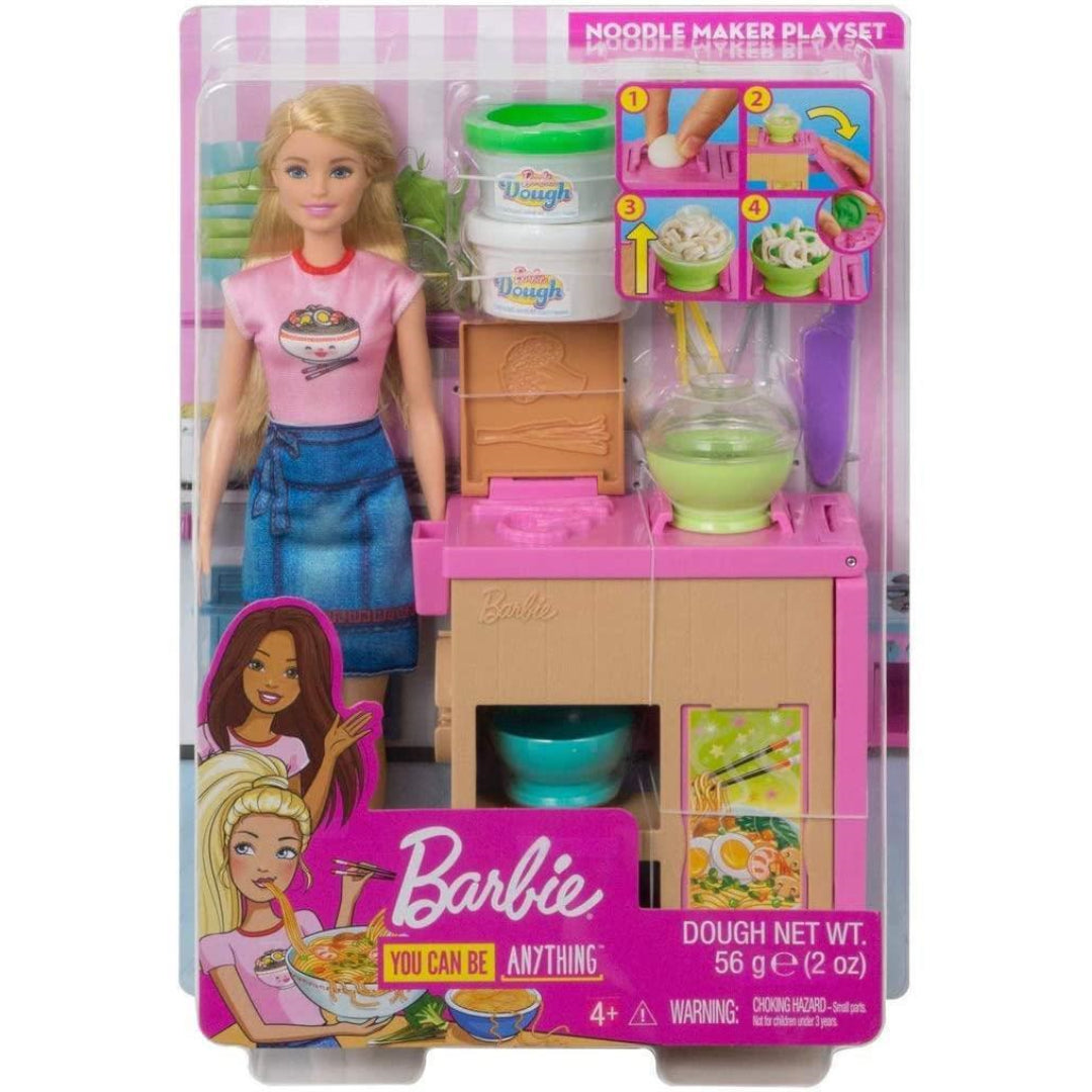Barbie GHK43 Noodle Maker Doll and Playset - Maqio