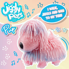 Jiggly Pets Pearlescent Puppy Pink Interactive Electronic Puppy