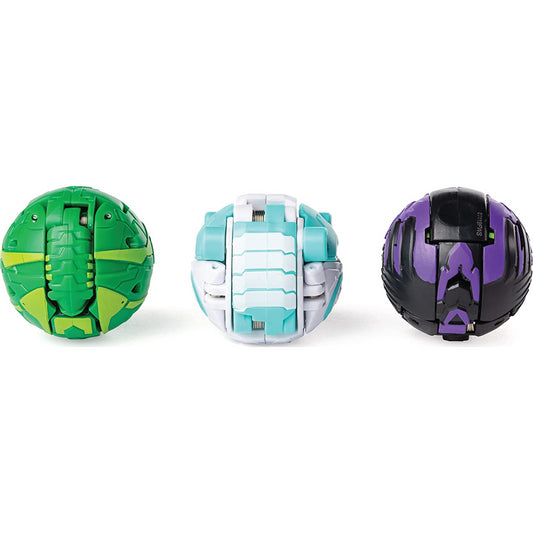 Bakugan Battle Planey Starter 3-Pack Action Figures - Haos Nobilious