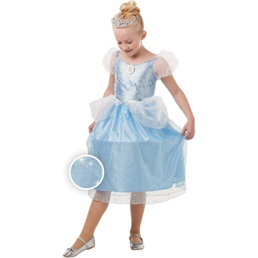 Rubie's Disney Princess Cinderella Sparkle Costume -  Medium (Age 116cm 5-6 Years)